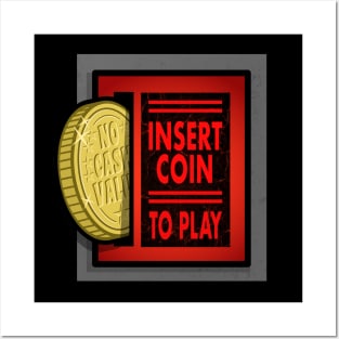 Arcade Coin Slot - Pinball Game Coin-Op Posters and Art